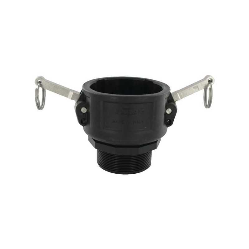 Camlock lizdas, tipas b pp arag išorinis sriegis 3 2 1 2