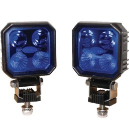 Mėlynos darbo lempos, purkštuvas, 1000 lm