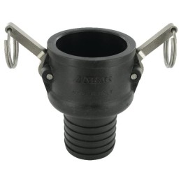 Camlock tipo c pp arag lizdas 2 53 m žarnai