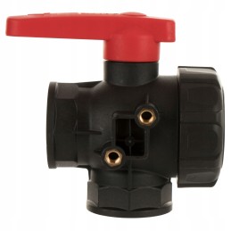 1 1 4 3 krypčių rutulinis vožtuvas su srove