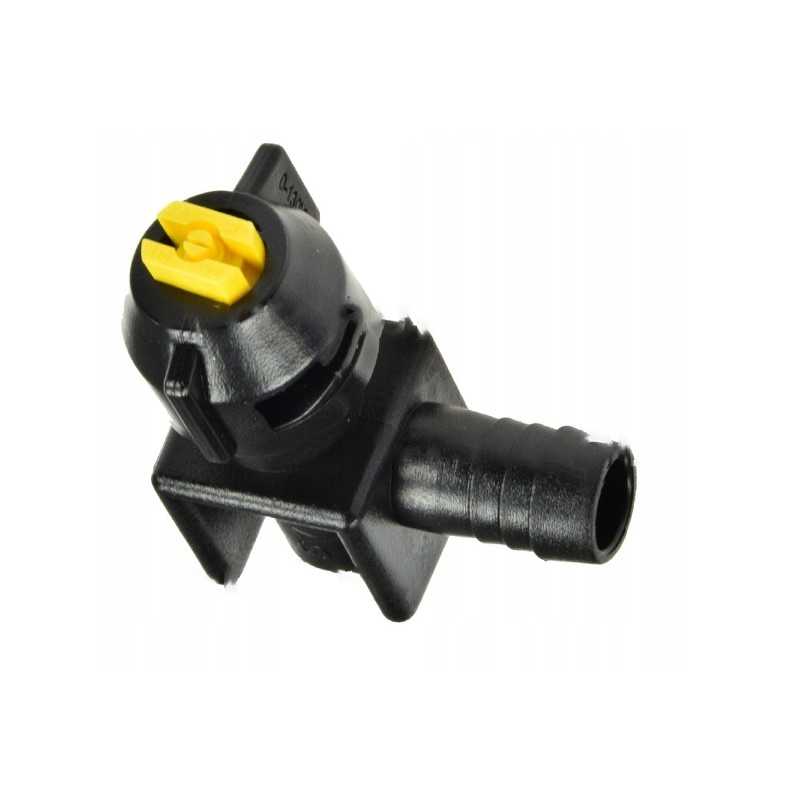 Galinis antgalis su geltonu varžtu, S1 tipo purškimas