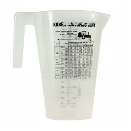 Kalibravimo puodelis 2 litrai purkštuvo gaminys k