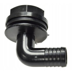 Pilna perpildymo alkūnė, skersmuo 25 mm, purkštuvas ag