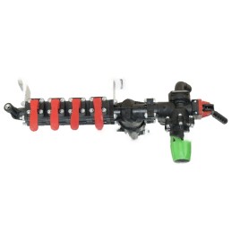 Kolektorius, 4 sekcijų valdymo vožtuvas, stiklainio tipo