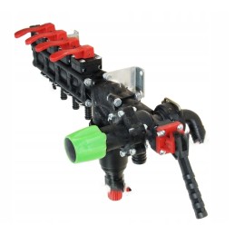 Kolektorius, 4 sekcijų valdymo vožtuvas, stiklainio tipo