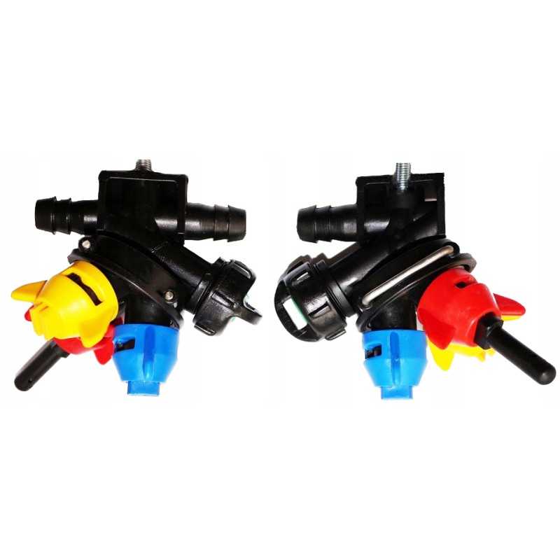 padėčių purkštuvo galvutė su RSM purkštukais