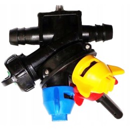 3 padėčių purkštuvo galvutė su prisukamu RSM