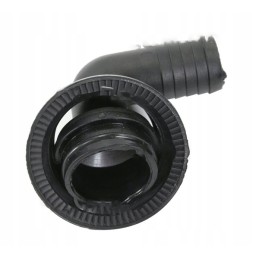 Alkūnės skersmuo 25mm, 90 laipsnių kampas, su filtro veržle