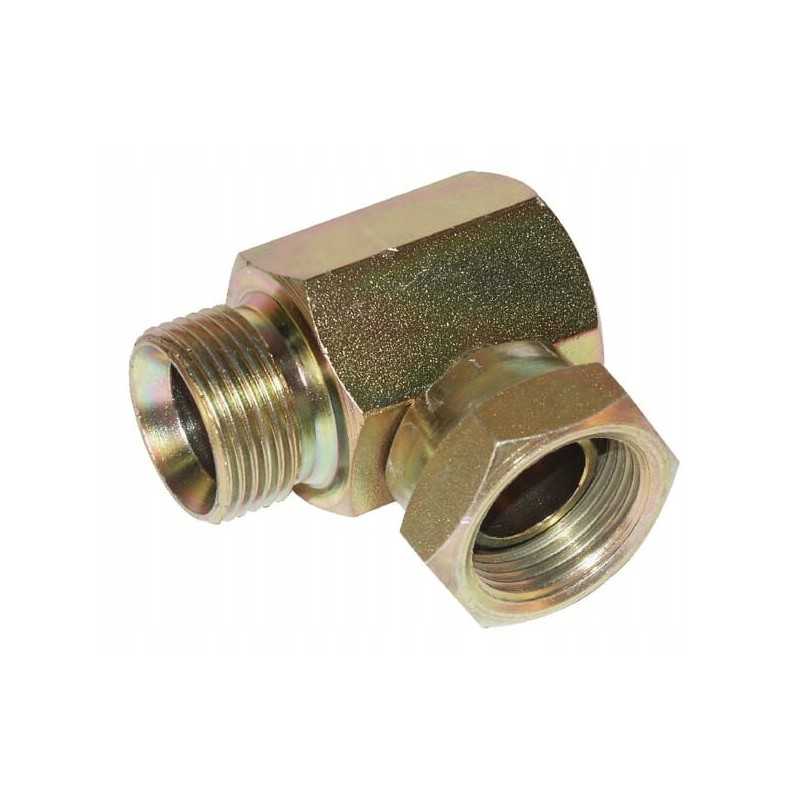 Kampinė jungtis, išorinis ir vidinis sriegis