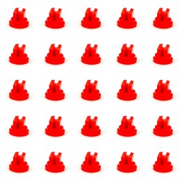 Raudonas lizdinis antgalis purkštuvas 1 58l 25vnt