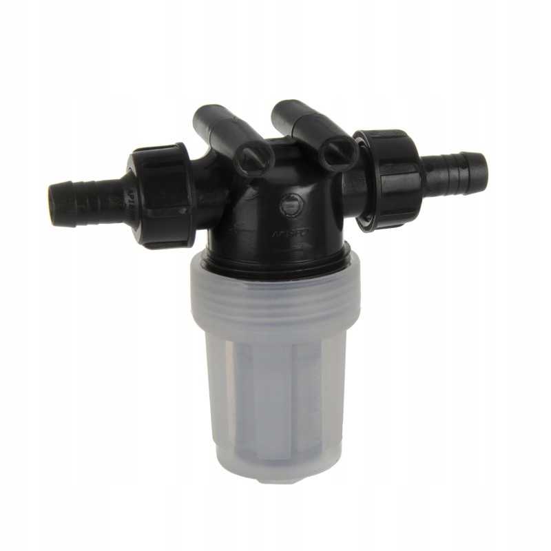 Slėgio srauto filtro tinklelis 90 purkštuvas