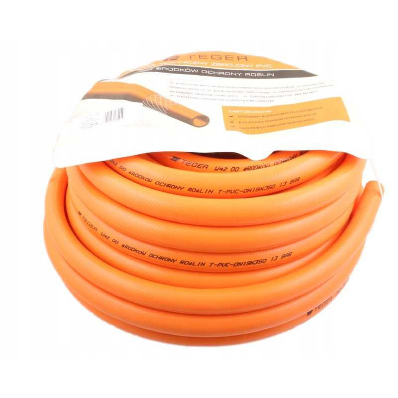 PVC sustiprinta purkštuvo žarna 19x3 5 15b teger 25m