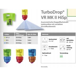 TD VR Hisspeed 02 purkštukų purkštuvas