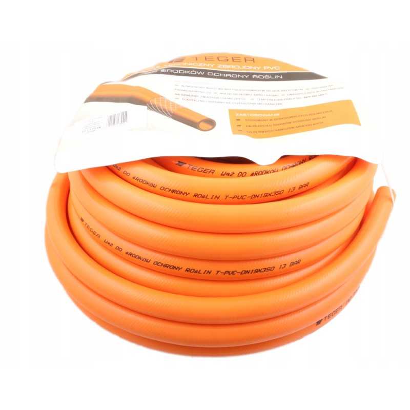 PVC sustiprinta purkštuvo žarna 19x3 5 15b teger 25m