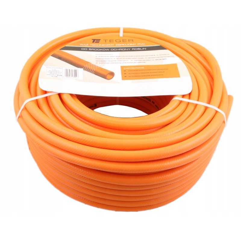 PVC sustiprinta purkštuvo žarna 10x2 5 10b teger 50m