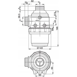 Siurbimo filtras 1 1 4 100 160 l min 3142053 arag