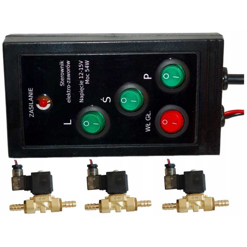 Valdiklis 3 sekcijų sad3 purkštuvui