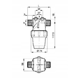 Filtras 1 2 dydis 100