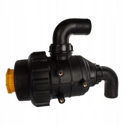 Siurbimo filtras su 50 mm alkūniniu uždarymo vožtuvu