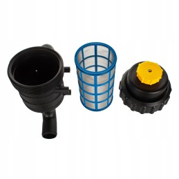 Siurbimo filtras su 50 mm alkūniniu uždarymo vožtuvu