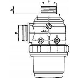 Siurbimo filtras 1 1 4 80 100