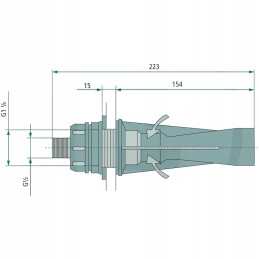 Hidraulinis maišytuvas su arag patikrinimo anga
