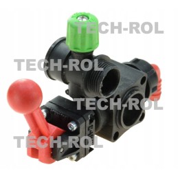 Fermo skirstytuvo vožtuvo sekcija su sriegiu