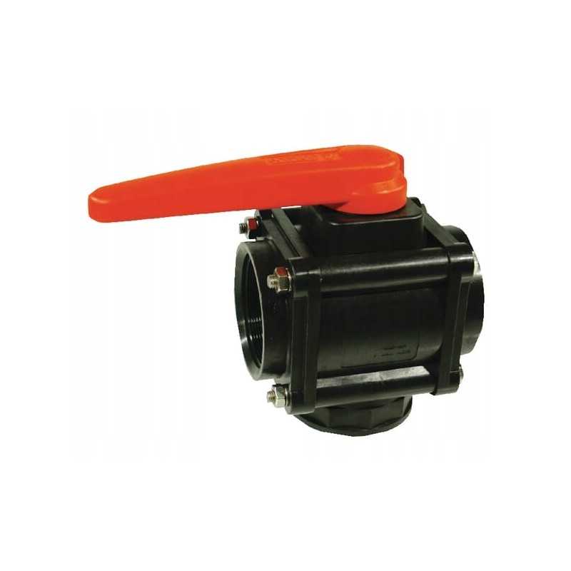 Rutulinis vožtuvas l 3 krypčių pp 3 adatos