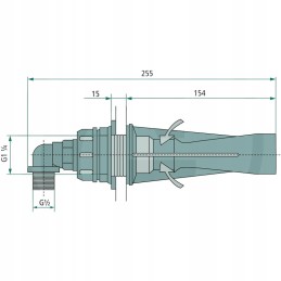 Hidraulinis maišytuvas su arag patikrinimo anga