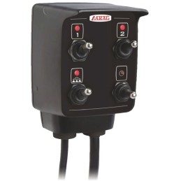 Valdymo blokas 2 skyriai 2 išėjimai