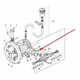 Zf301 purkštuvo siurblio diafragma
