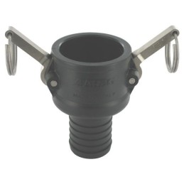 Camlock tipo c pp arag lizdas skirtas 1 1 2 40 mm žarnai