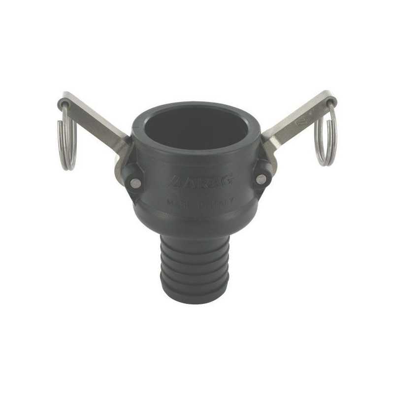Camlock tipo c pp arag lizdas skirtas 1 1 2 40 mm žarnai