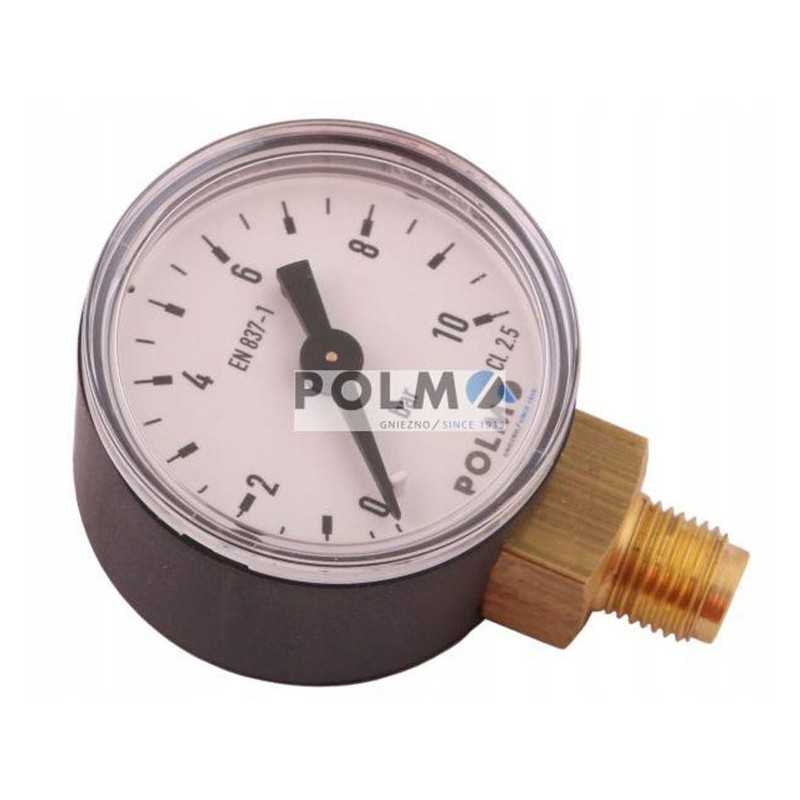 Sausas manometras m40 0 10 bar m10x1 apatinis polmo