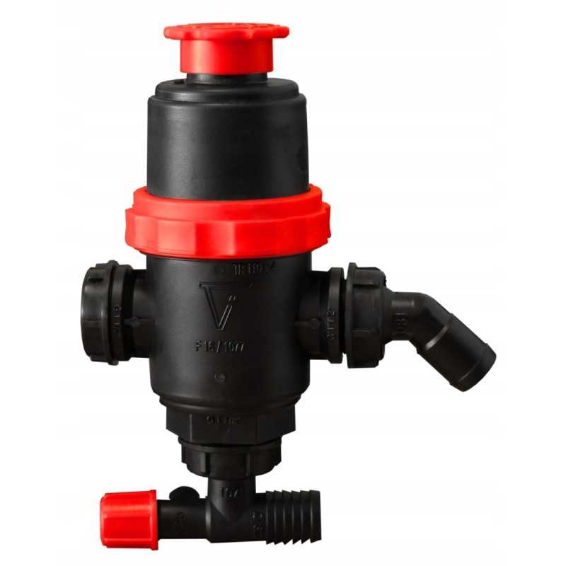 Siurbimo filtras fi 32 su Biard atjungimo vožtuvu