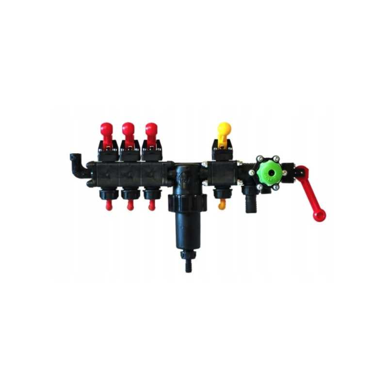 Biardzki 3 sekcijų duro3 purkštuvo skirstytuvas