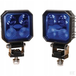 LED darbo lempos 9w 1000lm mėlynas kombinuotas komplektas