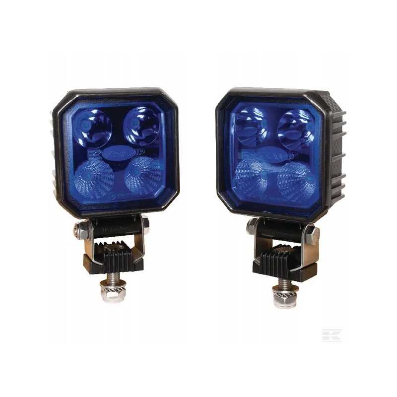 LED darbo lempos 9w 1000lm mėlynas kombinuotas komplektas