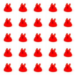 Raudonas lizdinis antgalis purkštuvas 1 58l 25vnt