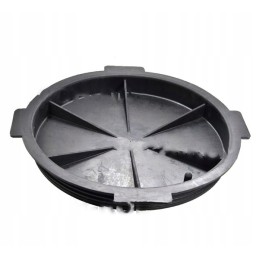 Didelis guminis statinės dangtis, skersmuo 400 mm, purkštuvas