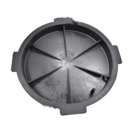 Didelis guminis statinės dangtis, skersmuo 400 mm, purkštuvas