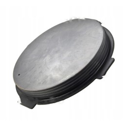 Didelis guminis statinės dangtis, skersmuo 400 mm, purkštuvas