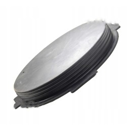 Didelis guminis statinės dangtis, skersmuo 400 mm, purkštuvas