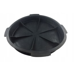 Didelis guminis statinės dangtis, skersmuo 400 mm, purkštuvas