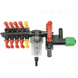 5 sekcijų skirstytuvas, Biard tipo