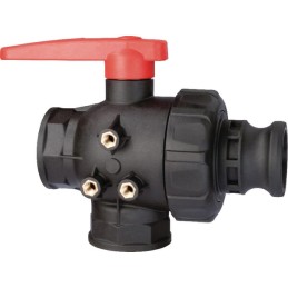 Rutulinis vožtuvas 1 1 2 3 krypčių