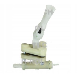 Baltas hidraulinis maišytuvas, 3 varžtų tvirtinimas