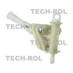 Baltas hidraulinis maišytuvas, 3 varžtų tvirtinimas