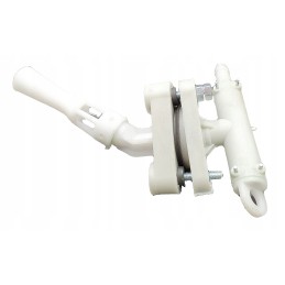 Baltas hidraulinis maišytuvas, 3 varžtų tvirtinimas