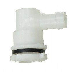 Perpildymo alkūnė fi 25mm, balta, purkštuvas 402